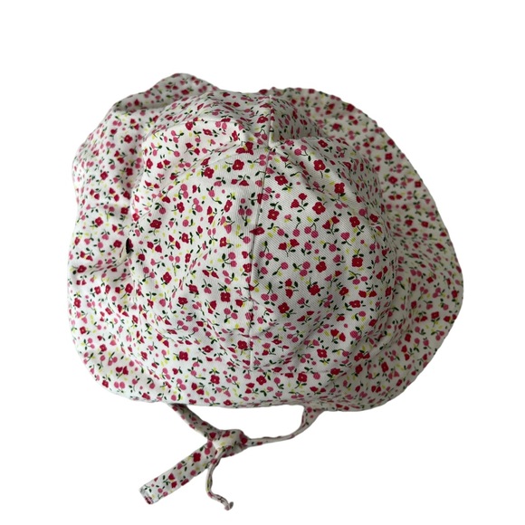 Coco Bon Bons Pink Red Floral Checked Swing Jacket Matching Hat - Picture 7 of 7